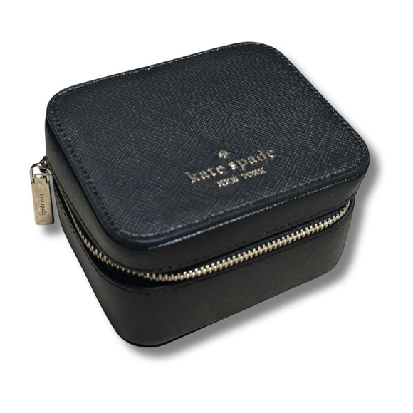 kate spade Jewelry - KATE SPADE Staci Travel Jewelry Box, Saffiano Leather, Black